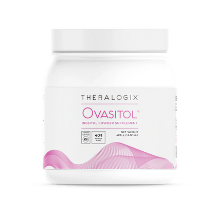 Theralogix Ovasitol Inositol Powder - 90-Day Supply - Myo-Inositol & D-Chiro Inositol for Hormone Balance & Ovarian Function Support* - NSF Certified - 400 g