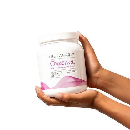 Theralogix Ovasitol Inositol Powder - 90-Day Supply - Myo-Inositol & D-Chiro Inositol for Hormone Balance & Ovarian Function Support* - NSF Certified - 400 g